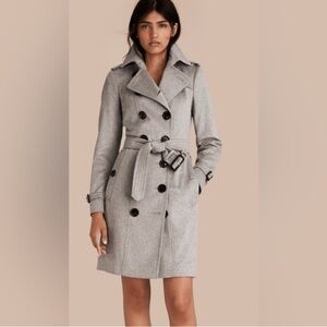 Burberry Gray Trench Coat
